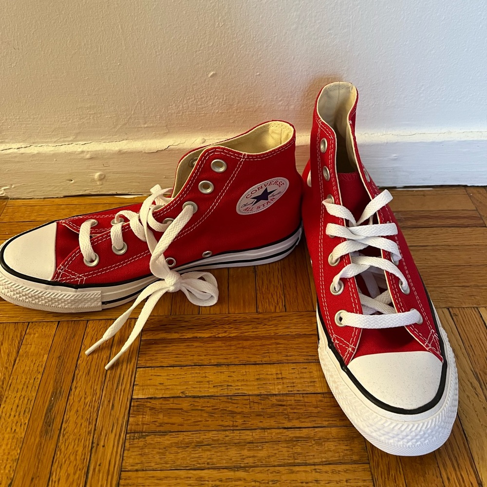 Chuck Taylor All Star Hi Sneaker in Red